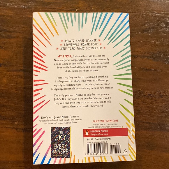 New York Times Bestseller I'll Give You the Sun by Jandy Nelson - Picture 2 of 3